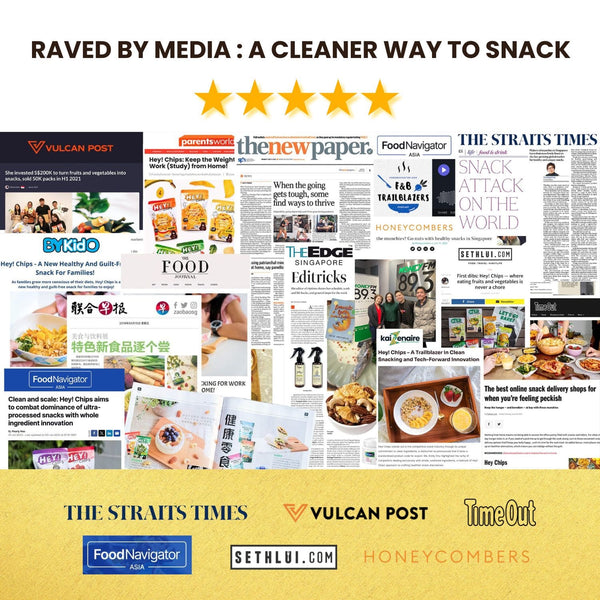 Clippings from various media outlets, including The Straits Times, Vulcan Post, Time Out, and many more.