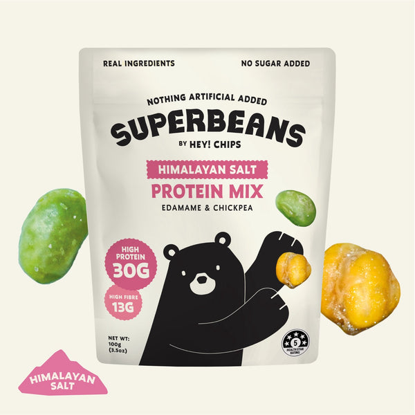 Superbeans by Hey! Chips Protein Mix Himalayan Salt 100g