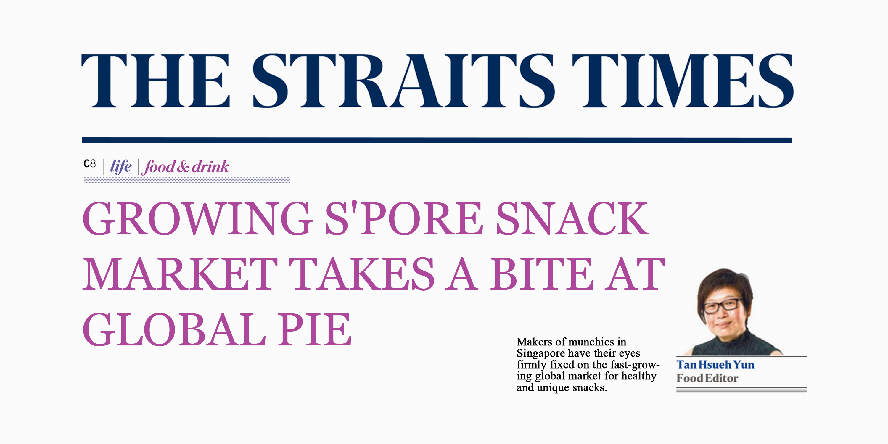 Hey! Chips featured by The Straits Times