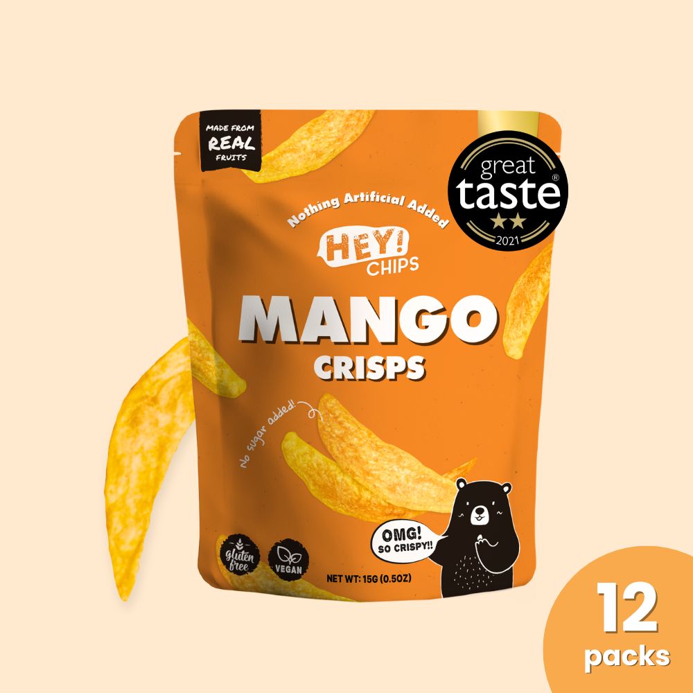 Hey Chips Mango Crisps Mini Gluten Free Halal No Sugar Added